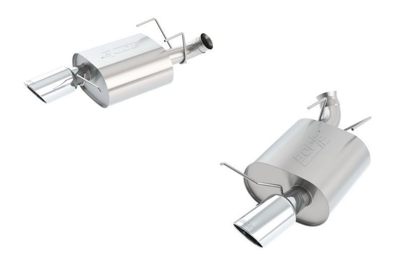 Borla 13-14 Mustang GT/Boss 302 5.0L V8 RWD Single Split Rr Exit Touring Exhaust (rear section only) - Crew Original