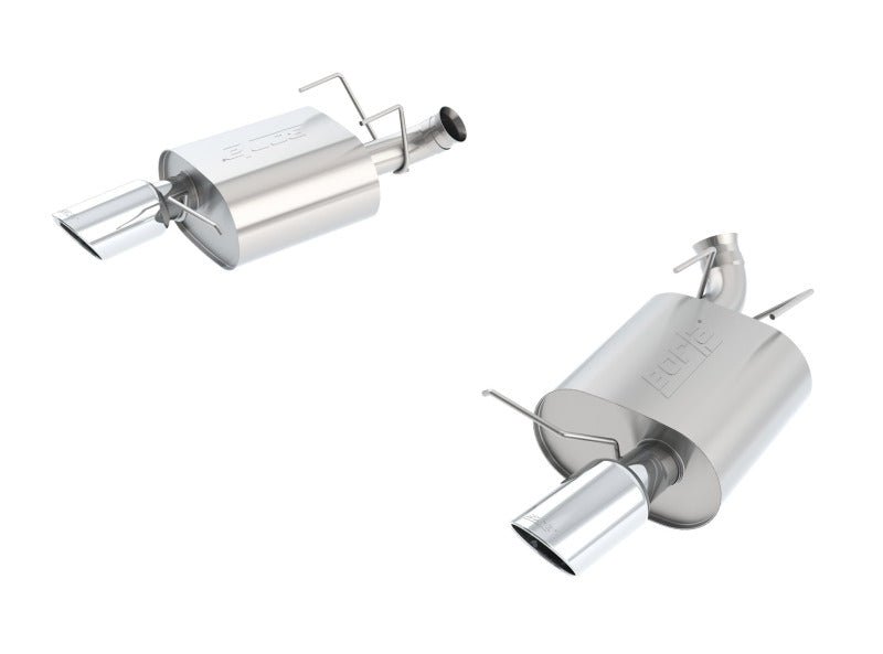 Borla 13-14 Mustang GT/Boss 302 5.0L V8 RWD Single Split Rr Exit Touring Exhaust (rear section only) - Crew Original