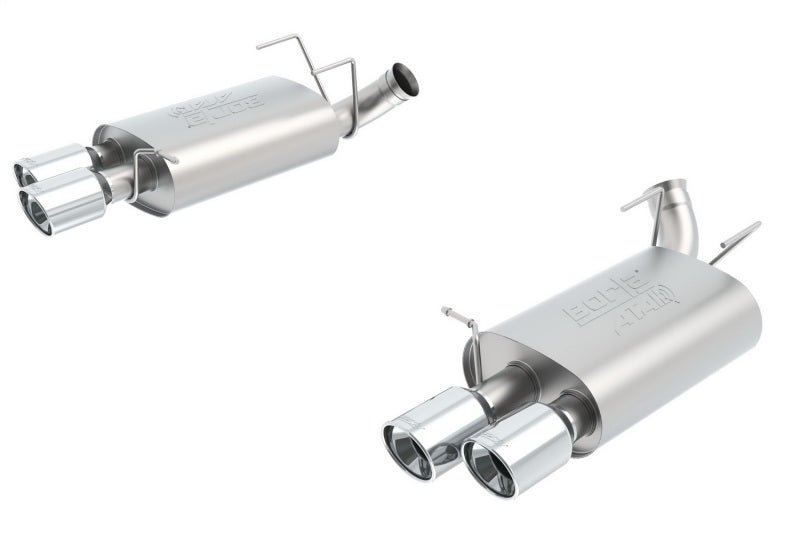 Borla 13-14 Mustang Shelby GT500 GT 5.8L V8 RWD Dual Split Rear Exit ATAK Exhaust Rear Section Only - Crew Original