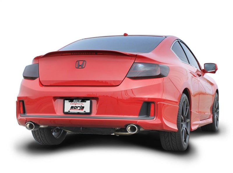 Borla 13-15 Honda Accord Coupe 3.5L FWD SS Rear Section Single Split Rear Exit Touring Exhaust - Crew Original