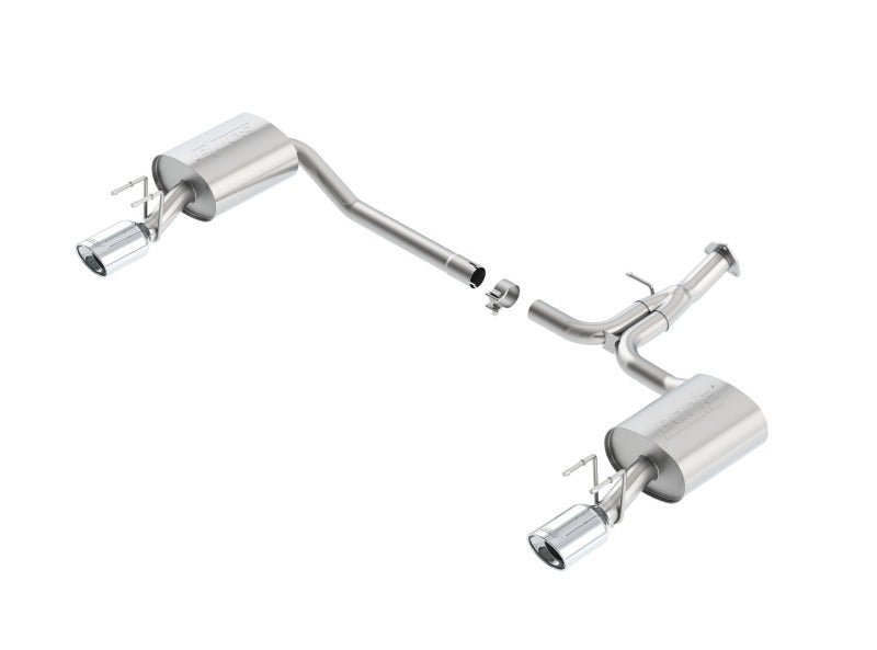 Borla 13-15 Honda Accord Coupe 3.5L FWD SS Rear Section Single Split Rear Exit Touring Exhaust - Crew Original