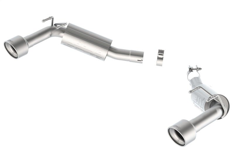 Borla 14-15 Camaro SS 6.2L V8 RWD Single Split Rr Exit S-Type Exhaust (rear section only) - Crew Original