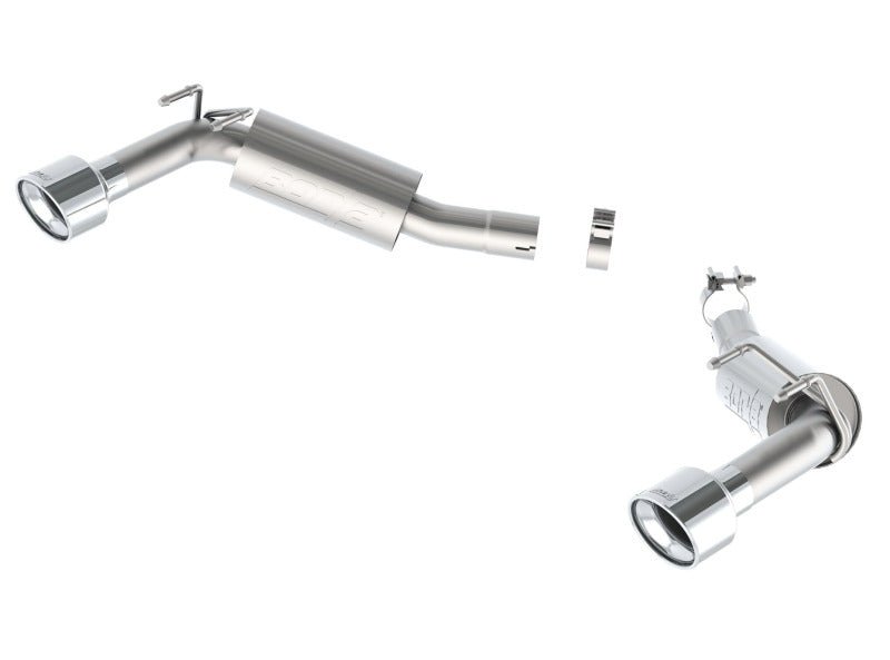 Borla 14-15 Camaro SS 6.2L V8 RWD Single Split Rr Exit S-Type Exhaust (rear section only) - Crew Original