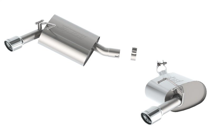Borla 14-15 Chevy Camaro 3.6L V6 RWD Single Split Rr Exit Touring Exhaust (rear section only) - Crew Original