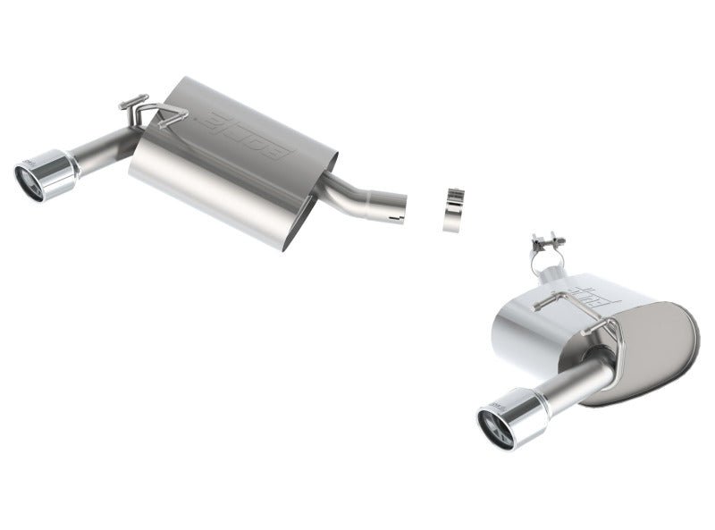 Borla 14-15 Chevy Camaro 3.6L V6 RWD Single Split Rr Exit Touring Exhaust (rear section only) - Crew Original