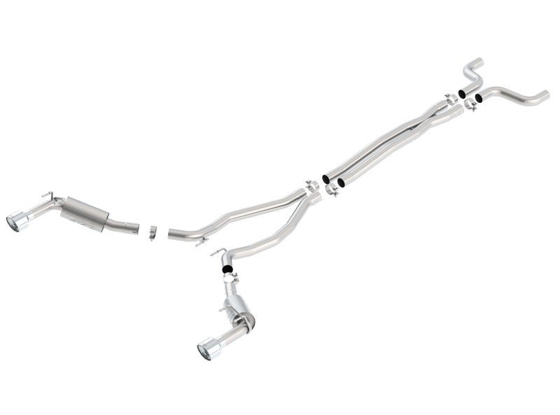 Borla 14-15 Chevy Camaro SS 6.2L V8 Single Split Rear Exit ATAK Catback Exhaust - Crew Original