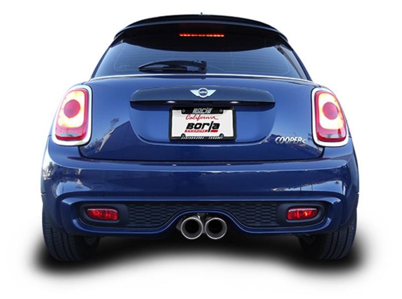 Borla 14-15 Mini Cooper S F56 2.0L Turbo AT/MT FWD 2DR 2.5in S-Type Rear Section Exhaust 4in Tips - Crew Original
