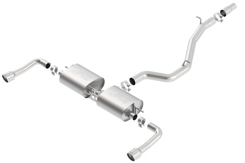 Borla 14-16 Audi A3 Quattro 2.0L Turbo AT/MT RWD 4DR S-Type Cat-Back Exhaust Single Split Rear Exit - Crew Original
