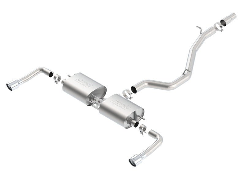 Borla 14-16 Audi A3 Quattro 2.0L Turbo AT/MT RWD 4DR S-Type Cat-Back Exhaust Single Split Rear Exit - Crew Original