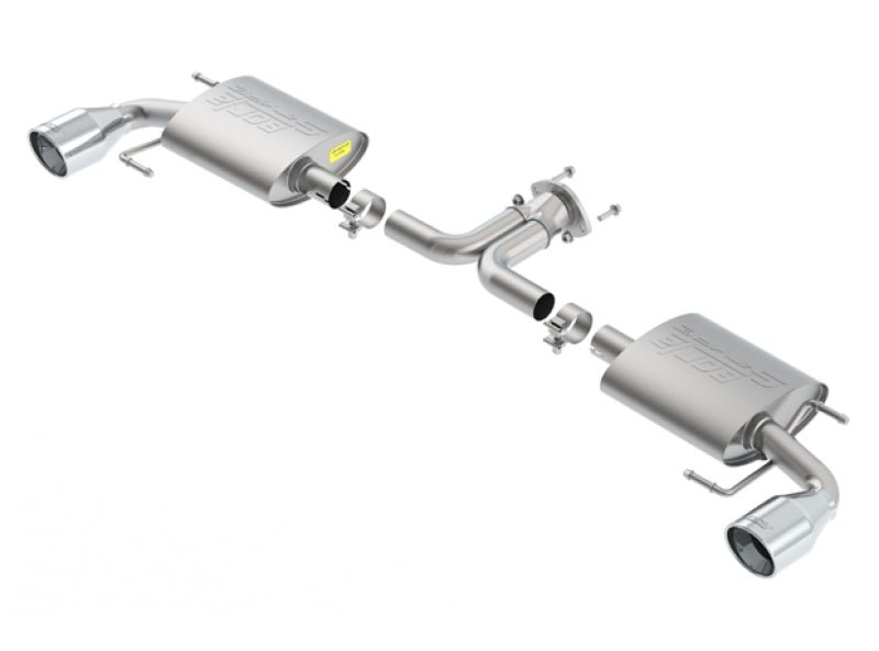 Borla 14-16 Mazda 3 2.0/2.5L AT/MT FWD S-Type Cat-Back Exhaust Single Split Rear Exit - Crew Original