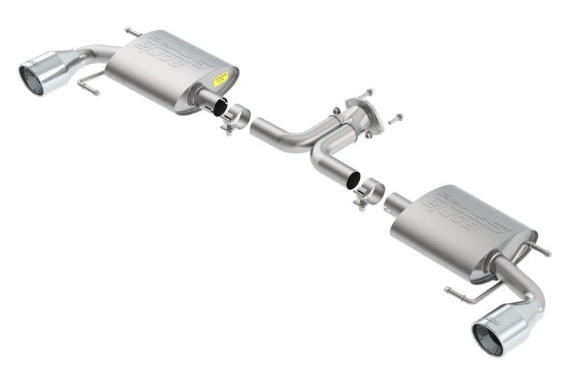 Borla 14-16 Mazda 3 2.0/2.5L AT/MT FWD S-Type Cat-Back Exhaust Single Split Rear Exit - Crew Original