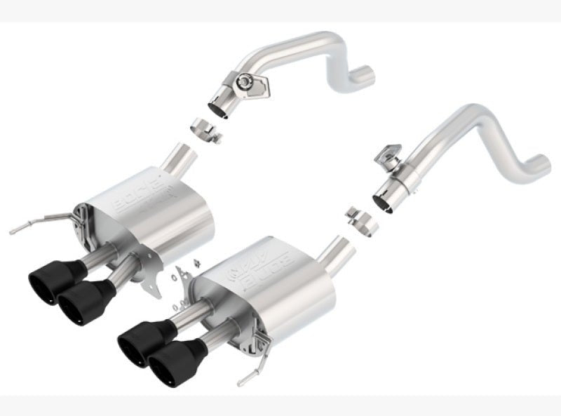 Borla 14-17 C7 Corvette Stingray Axle-Back ATAK Exhaust 2.75in to Muffler Dual 2.0in Out 4.25in Tip - Crew Original