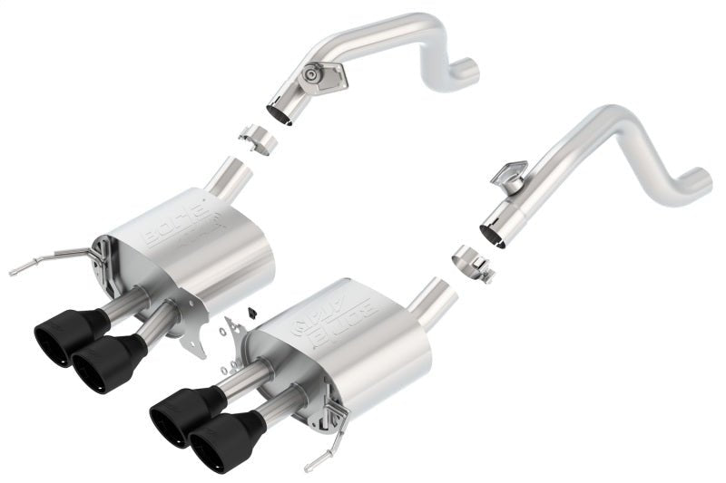 Borla 14-18 C7 Corvette Stingray Axle-Back ATAK Exhaust 2.75in To Muffler Dual 2.0in Out 4.25in Tip - Crew Original