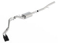 Borla 14+ Chevy Silverad1500 EC STD/CC Short 143.5in WB ATAK Cat-Back Exhaust w/ Black Chrome Tip - Crew Original