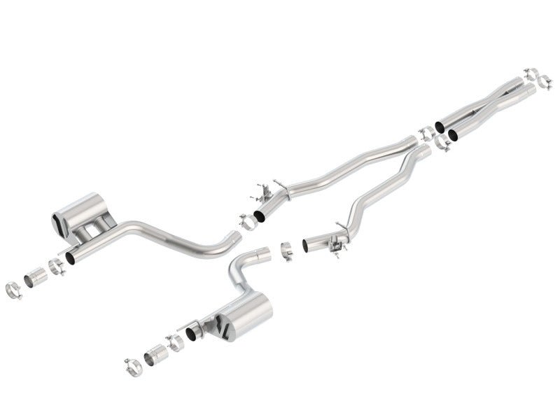 Borla 15-16 Dodge Challenger Hellcat 6.2L V8 ATAK w/ Valve Simulator CB Exhaust Factory Valance - Crew Original