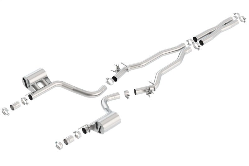 Borla 15-16 Dodge Challenger Hellcat 6.2L V8 ATAK w/ Valve Simulator CB Exhaust Factory Valance - Crew Original