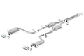Borla 15-16 Dodge Challenger R/T 5.7L Dual Rectangle Angle Cut Dual Split Rear Exit ATAK Exhaust - Crew Original