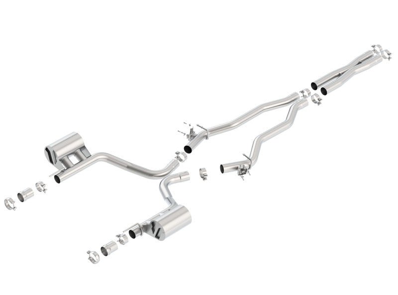 Borla 15-16 Dodge Challenger SRT/Scat Pcak 6.4L V8 ATAK Catback Exhaust - Crew Original