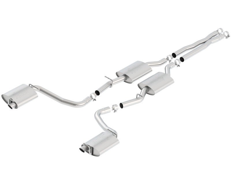 Borla 15-16 Dodge Charger R/T 5.7L No Tip Use Factory Valence Single Split Rear Exit ATAK Exhaust - Crew Original