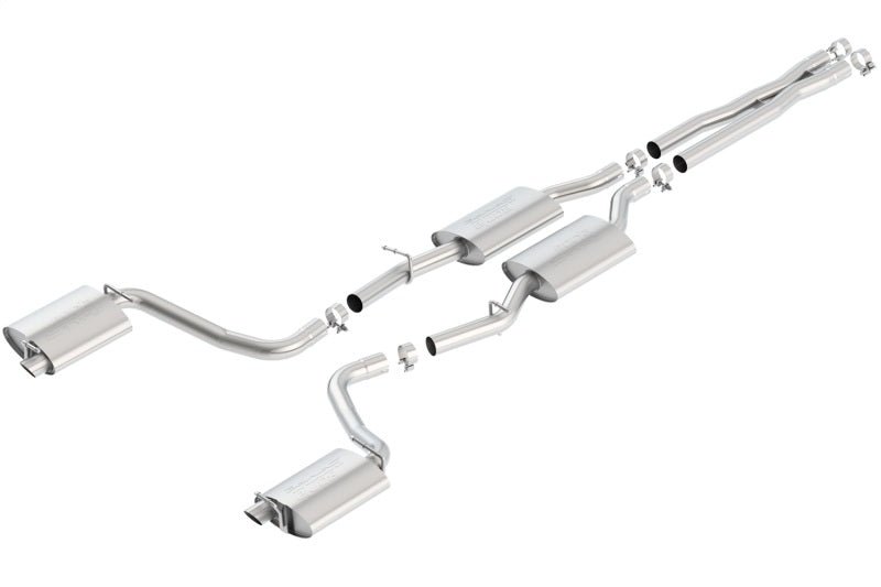 Borla 15-16 Dodge Charger R/T 5.7L No Tip Use Factory Valence Single Split Rear Exit S-Type Exhaust - Crew Original