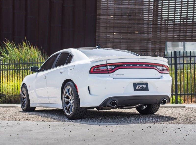 Borla 15-16 Dodge Charger SRT 392 6.4L No Tip Single Split Rear Exit ATAK w/ Valves Exhaust - Crew Original