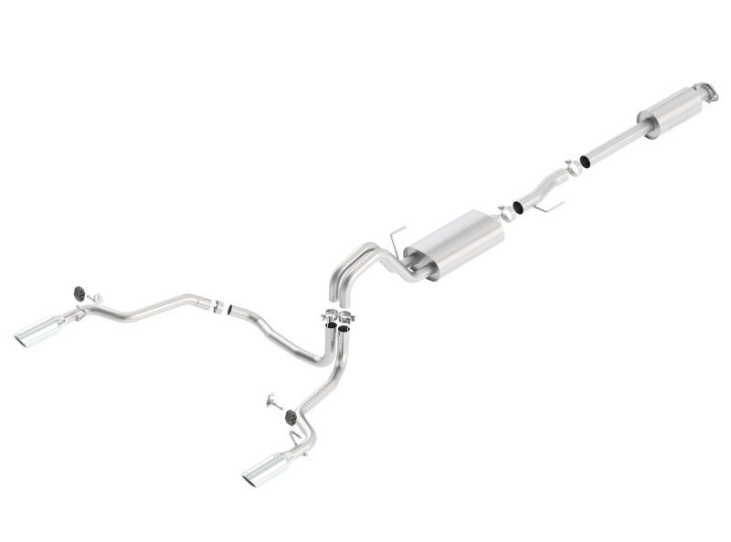 Borla 15-16 Ford F-150 2.7L/3.5L V6 / 5.0L V8 Ext. Cab Std. Bed CB Exh Touring Single Split Rear Ext - Crew Original