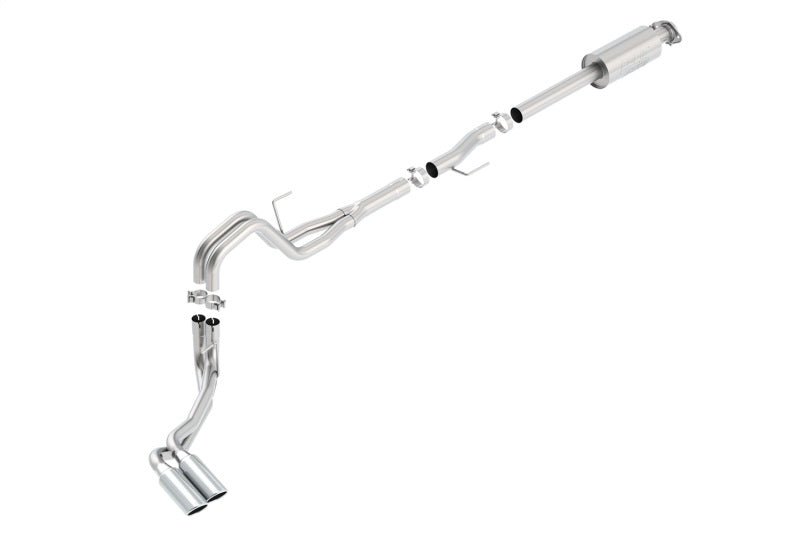 Borla 15-16 Ford F-150 3.5L EcoBoost Ext. Cab Std. Bed Catback Exhaust ATAK Truck Side Exit - Crew Original
