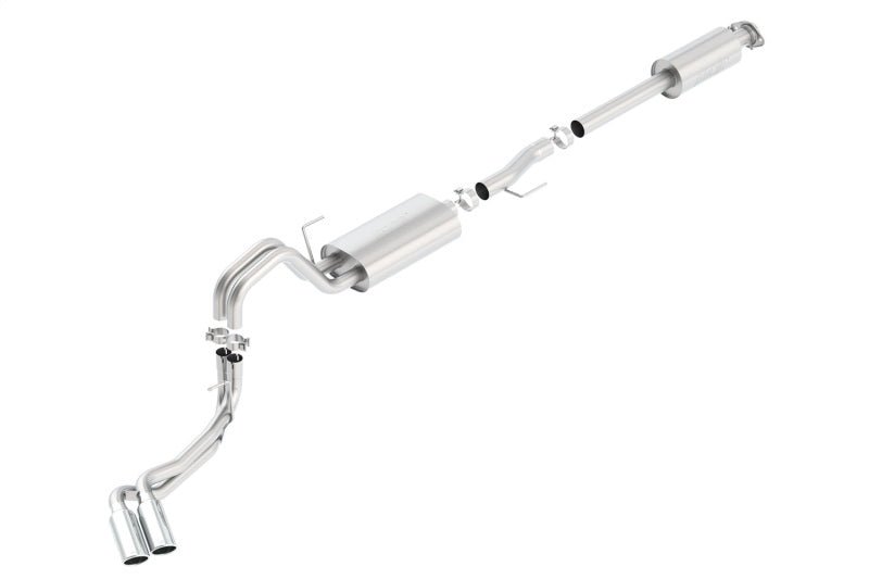 Borla 15-16 Ford F-150 3.5L EcoBoost Ext. Cab Std. Bed Catback Exhaust Touring Truck Side Exit - Crew Original
