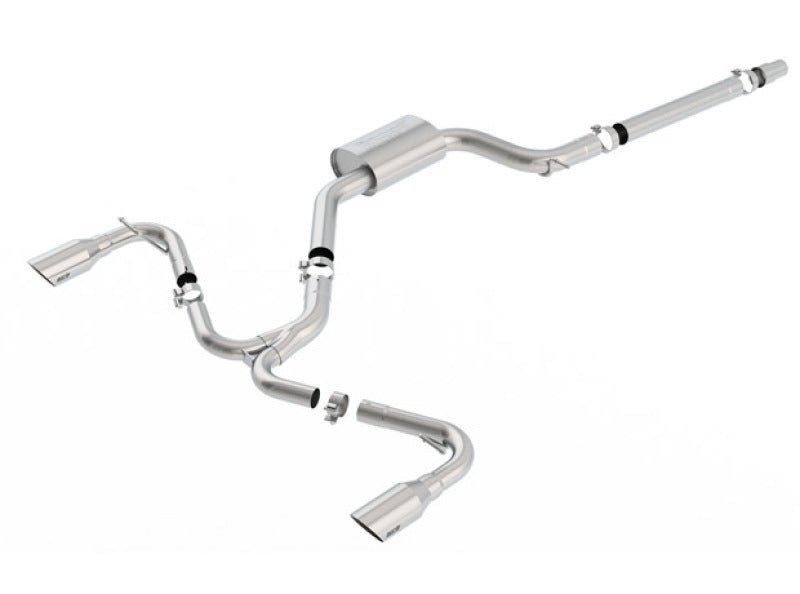 Borla 15-17 Volkswagen GTI (MK7) 2.0T AT/MT SS S-Type Catback Exhaust w/Stainless Brushed Tips - Crew Original