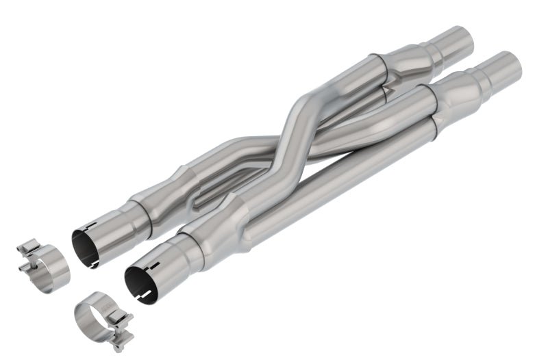 Borla 15-18 Ford Mustang GT 5.0L AT/MT RWD 2.5in Resonator Delete X-Pipe - Crew Original