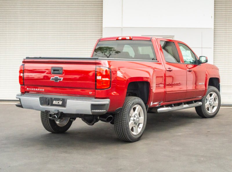 Borla 15-19 Chevy Silverado 2500 6.0L CC/STD Bed/153.7in WB S-Type Catback Exhaust Black Chrome Tip - Crew Original