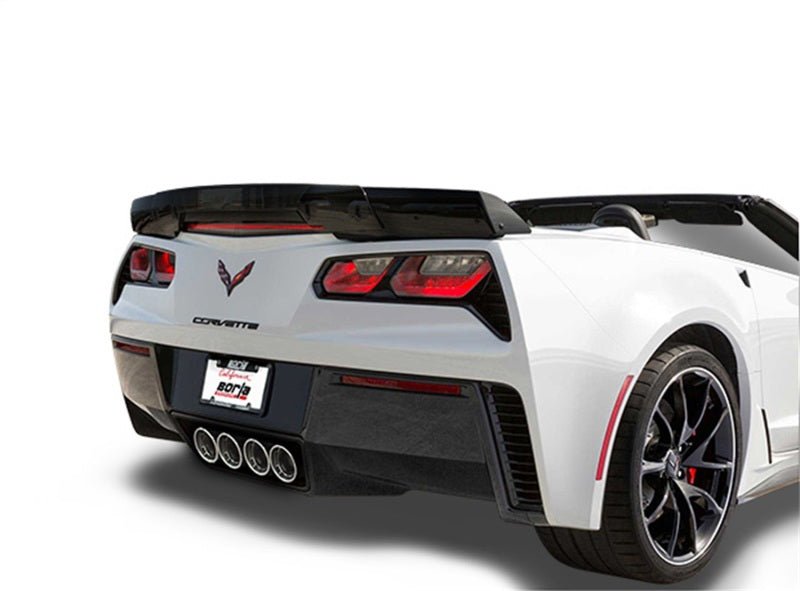 Borla 15 Chevy Corvette C7 ZO6 6.2L w/o AFM w/ NPP ATAK Quad RD RL AC Tips Center Rear Exit Exh - Crew Original