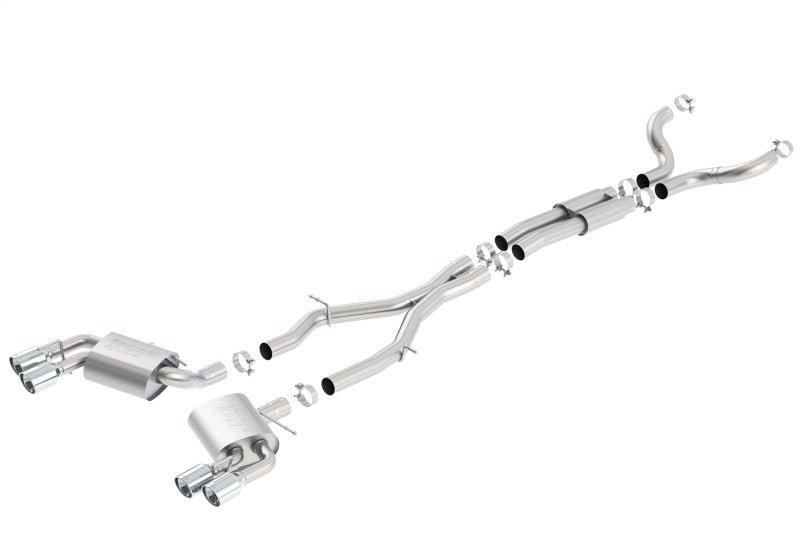 Borla 16-17 Camaro SS 6.2L Dual Tip Dual Split Rear Exit Dual Mode Catback Exhaust (NPP) - Crew Original