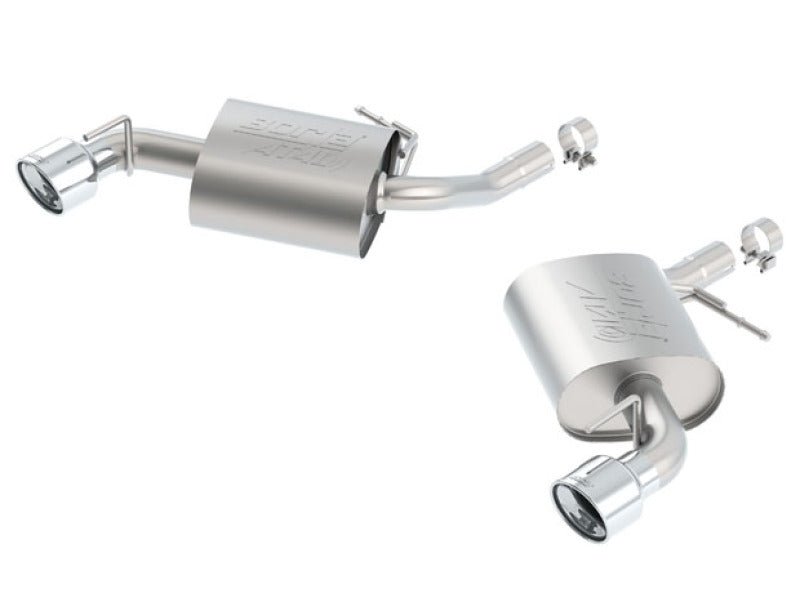 Borla 16-17 Chevy Camaro 3.6L V6 Single Split Rear Exit ATAK Axle-Back Exhaust - Crew Original