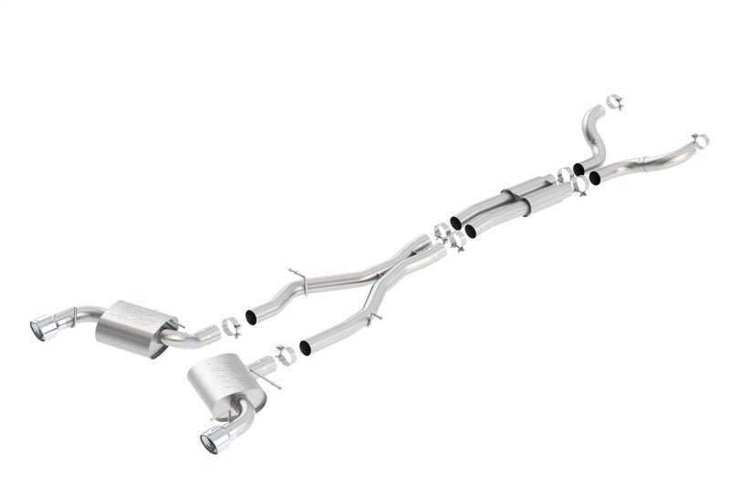 Borla 16-17 Chevy Camaro SS 6.2L ATAK Catback Single Split Rear Exit Exhaust w/Single Tips - Crew Original