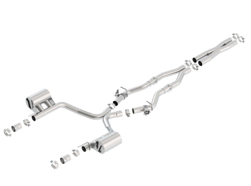 Borla 16-17 Dodge Challenger R/T 5.7L MT/AT ATAK Catback Exhaust (w/MDS Valves ONLY) - Crew Original