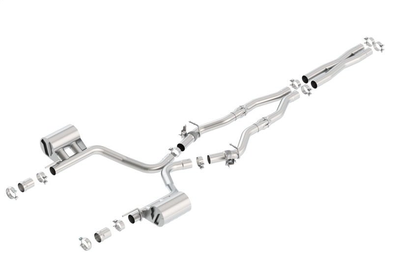 Borla 16-17 Dodge Challenger R/T 5.7L MT/AT ATAK Catback Exhaust (w/MDS Valves ONLY) - Crew Original