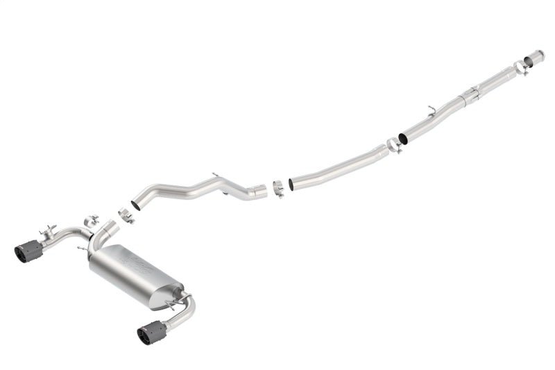 Borla 16-17 Focus RS Turbocharged 2.3L Single Split Exit ATAK Catback Exhaust - Crew Original