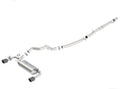 Borla 16-17 Focus RS Turbocharged 2.3L Single Split Exit ATAK Catback Exhaust - Crew Original