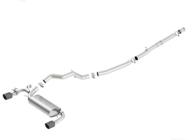 Borla 16-17 Focus RS Turbocharged 2.3L Single Split Exit ATAK Catback Exhaust - Crew Original
