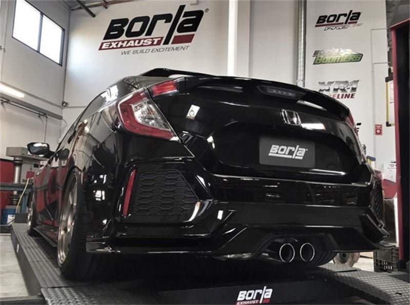 Borla 16-17 Honda Civic Sport 1.5L AT/MT Hatchback S-Type Catback Exhaust - Crew Original