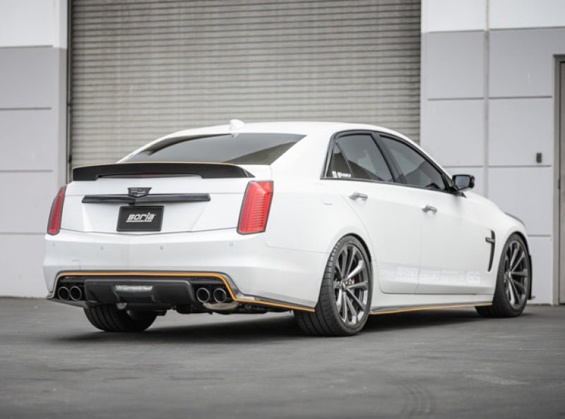 Borla 16-18 Cadillac CTS-V 6.2L V8 2.75in Diameter S Type Catback Exhaust w/ Valves Black Chrome Tip - Crew Original