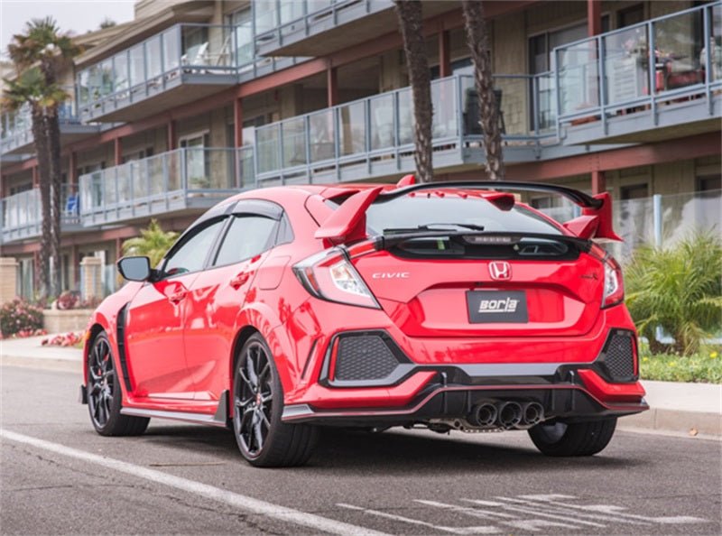 Borla 17-18 Honda Civic Type R 2.0L 2.75in Atak Adjustable Catback Exhaust (Carbon Fiber Black Tip) - Crew Original
