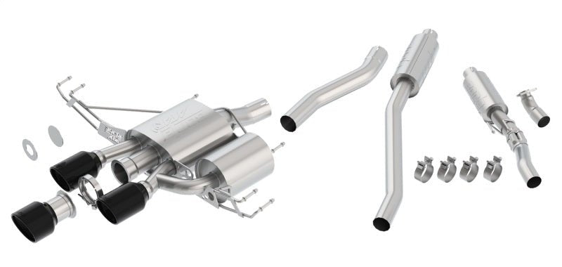 Borla 17-18 Honda Civic Type-R FK8 ATAK Cat-Back Exhaust w/ Ceramic Black Tips - Crew Original