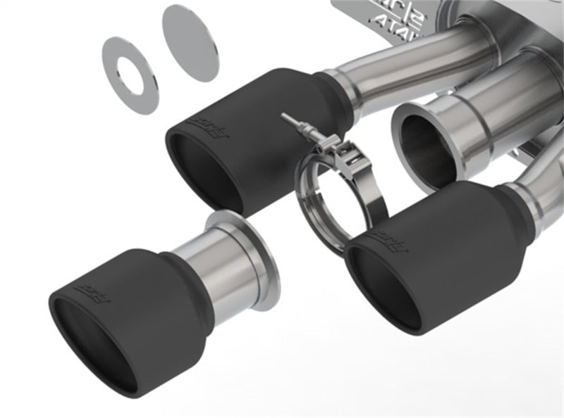 Borla 17-18 Honda Civic Type-R FK8 ATAK Cat-Back Exhaust w/ Ceramic Black Tips - Crew Original