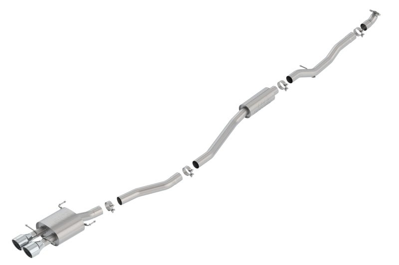 Borla 17-19 Honda Civic SI 1.5L Turbo MT S-Type 2.75in Cat-Back Exhaust - Crew Original
