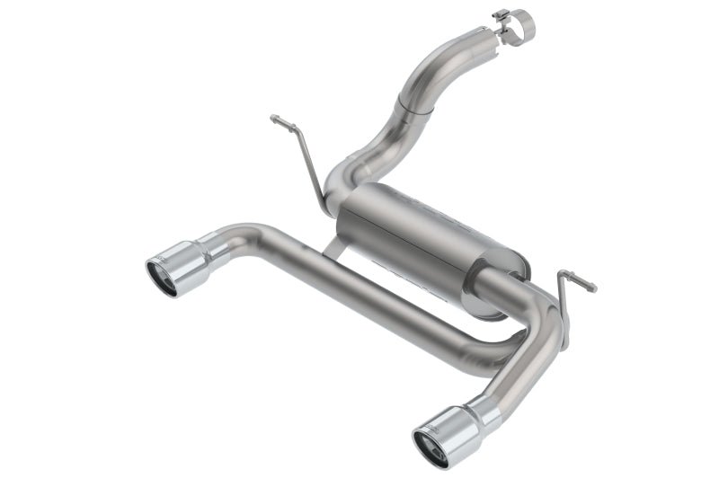 Borla 18-19 Jeep Wrangler JL/JLU 2.0L 4Cyl 2DR/4DR Axle Back Exhaust ATAK w/ 3.5in Tips - Crew Original