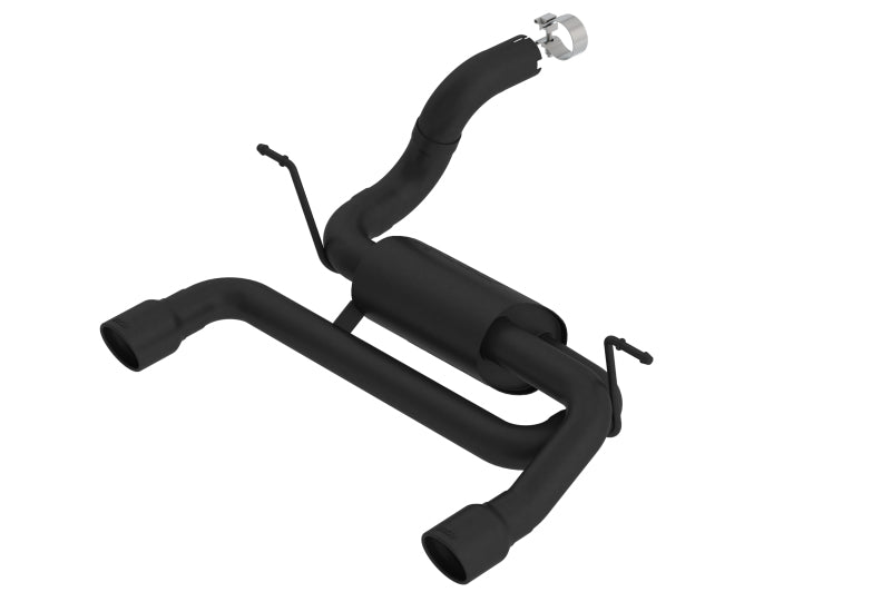 Borla 18-19 Jeep Wrangler JL/JLU 2.0L 4Cyl 2DR/4DR Axle Back Exhaust S-Type w/ 3.5in Tips - Black - Crew Original