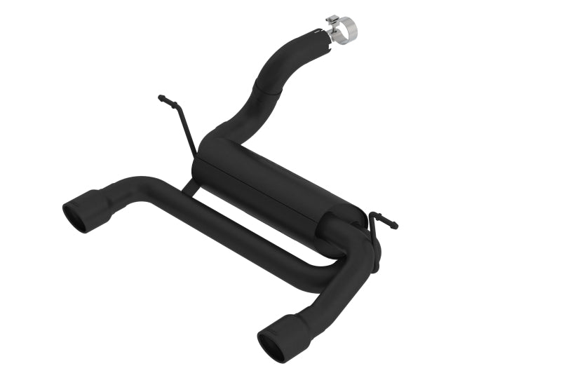 Borla 18-19 Jeep Wrangler JL/JLU 2.0L 4Cyl 2DR/4DR Touring Axle Back Exhaust w/ 3.5in Tips - Black - Crew Original