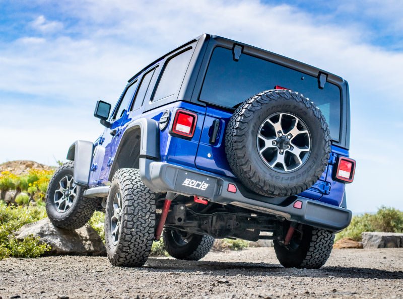 Borla 18-19 Jeep Wrangler JLU 2.0L AT/MT 4WD S Type (Climber) Catback Exhaust - Crew Original